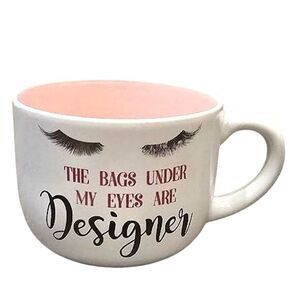 At Home "The Bags Under My Eyes‎ Are Designer" Ceramic Mug